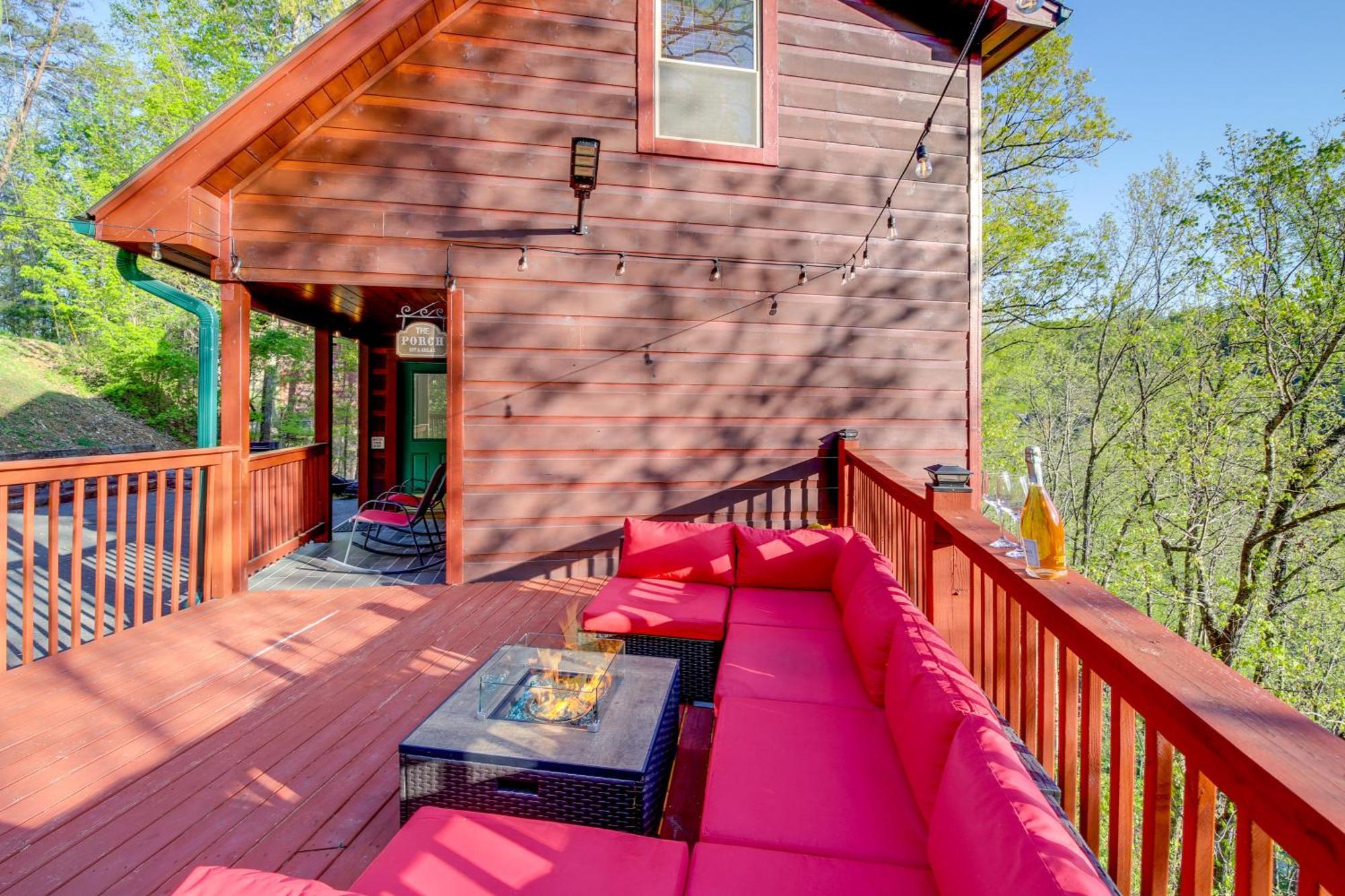 Pigeon Forge Cabin Sauna, Saltwater Pool And Views! Sevierville Exteriör bild